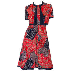 1960s Malcolm Starr "Bandana" Dress & Jacket