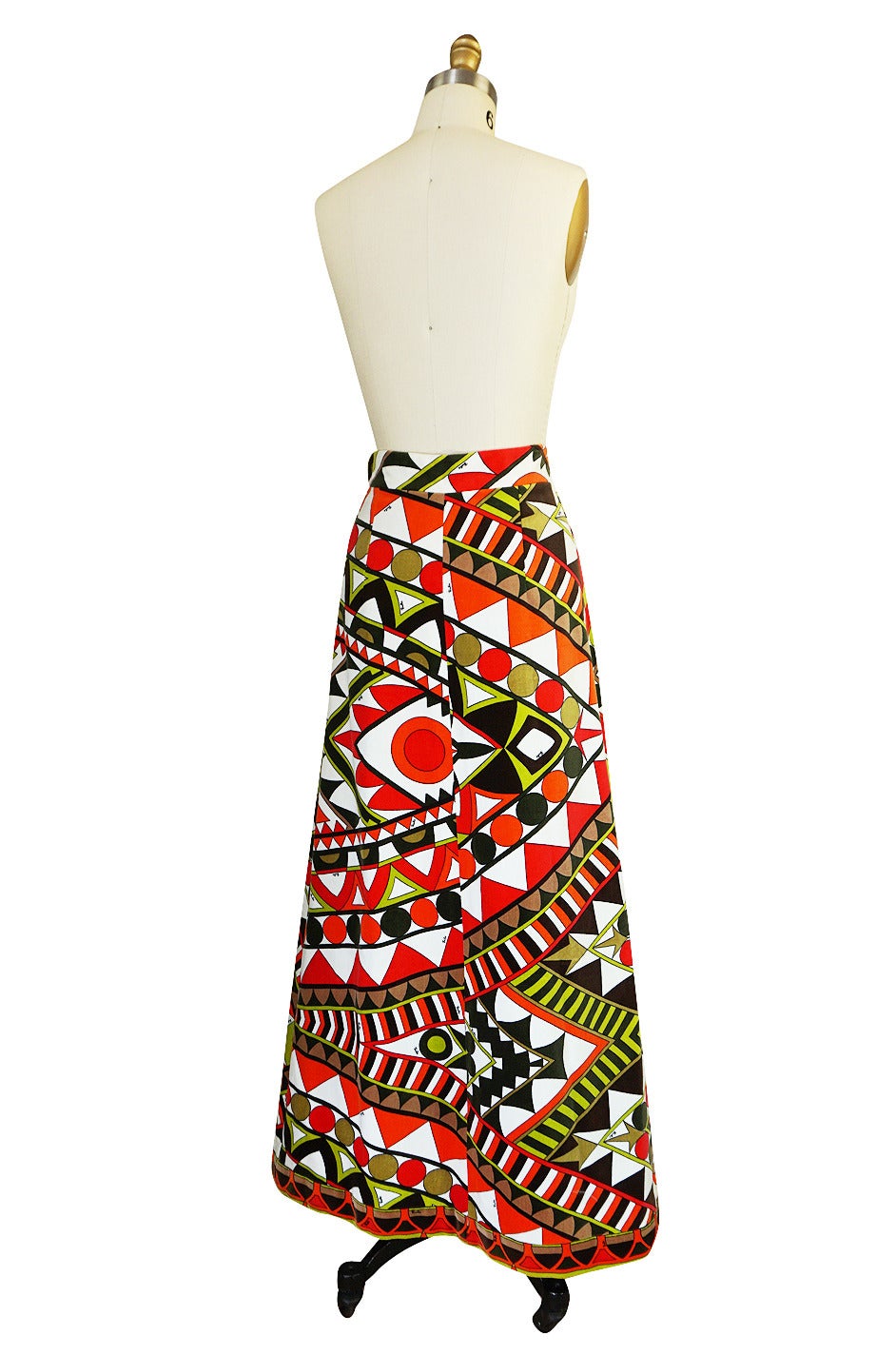 I think one of my favorite vintage pieces is the full length maxi skirts by Pucci. And the velvet ones like this one are the dreamiest. You can throw them on with just about anything topping them and it works. The prints are so vibrant and bright