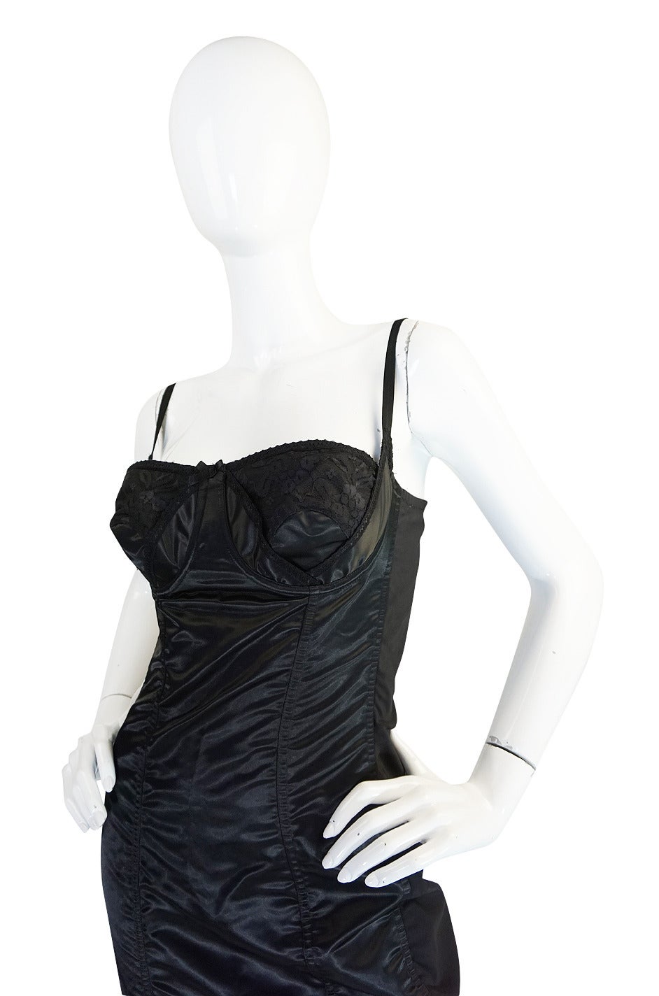 S/S 1992 Rare Dolce and Gabbana Lingerie Corset Bustier Dress at ...