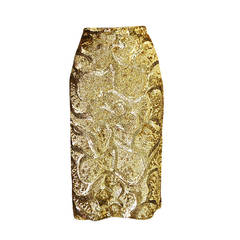 Resort 2014 Burberry Prorsum Hammered Gold Sequin Skirt