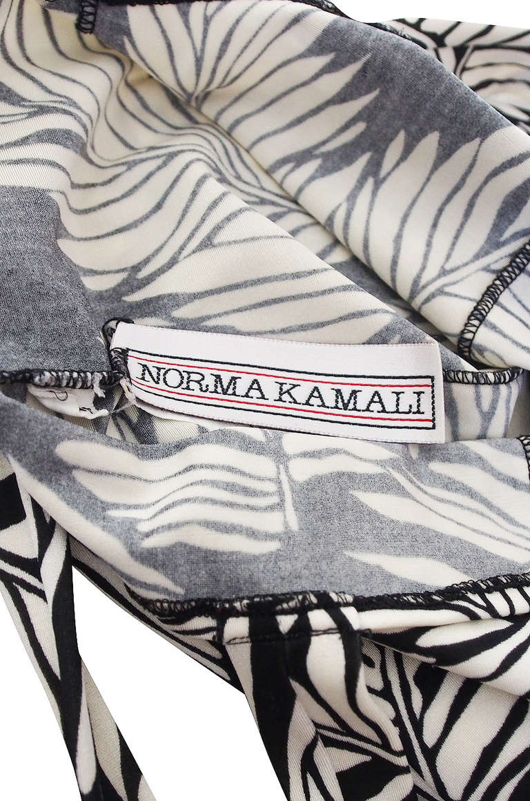 1980s Norma Kamali Onesie Jumpsuit Bodysuit For Sale 3