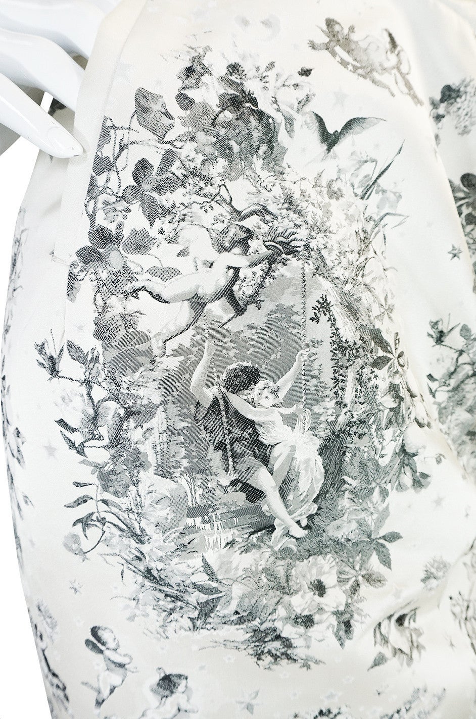F/W 2007 Jean Paul Gaultier Baroque Strapless Silk Dress 4