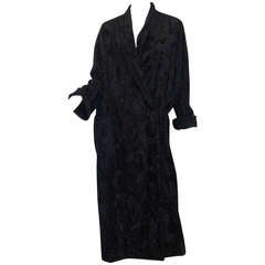 Vintage 1970s OMO Norma Kamali Faux Fur Tuxedo Coat