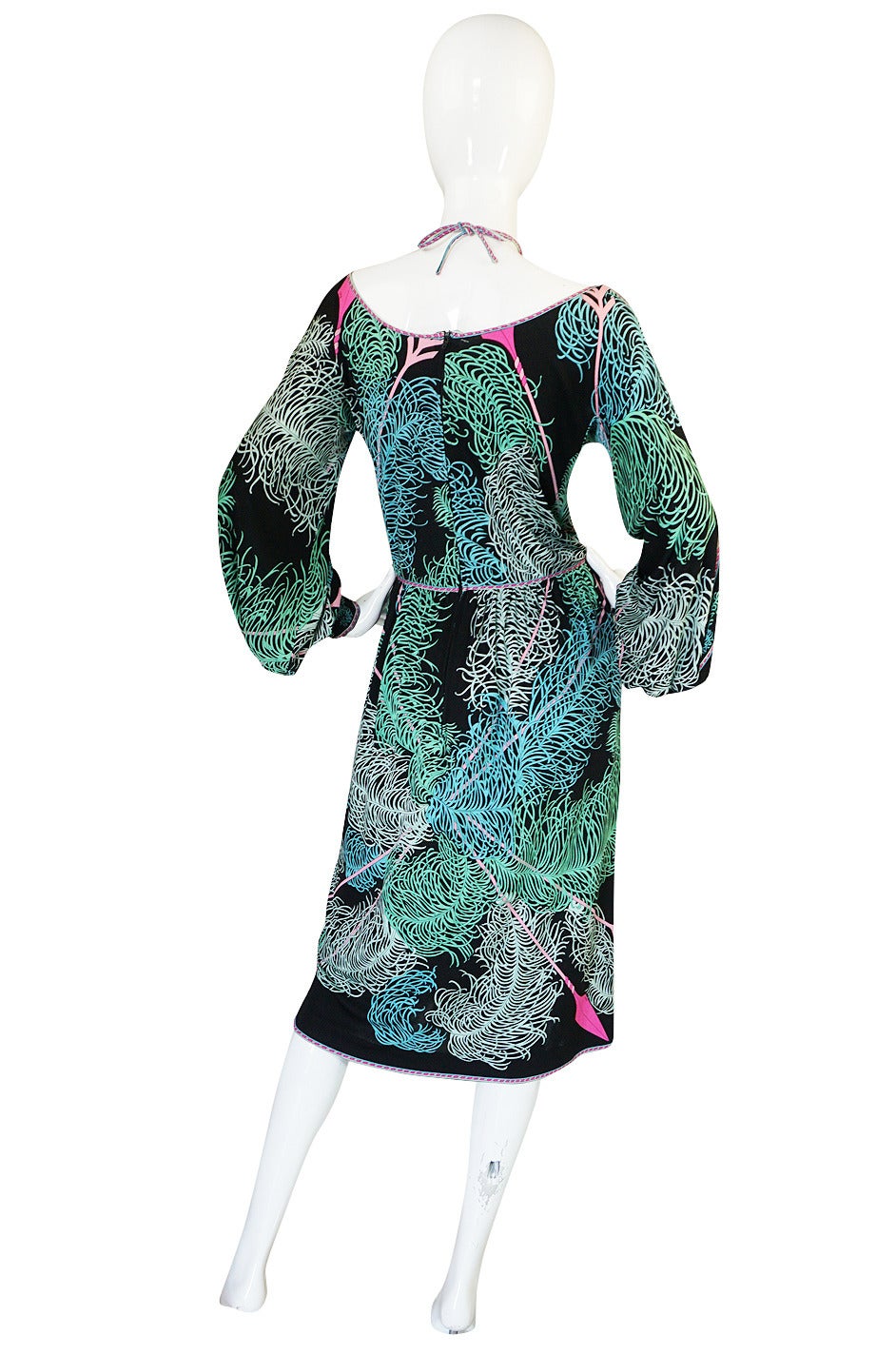 Women's 1960s Bright Print Silk Jersey Emilio Pucci Tunic Dress