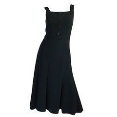 1960s Courreges HyperBole Twirling Skirt Sleeveless Dress 2