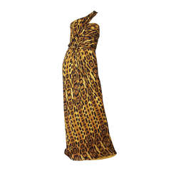 Fall 2009 Leopard Oscar de la Renta Runway Gown