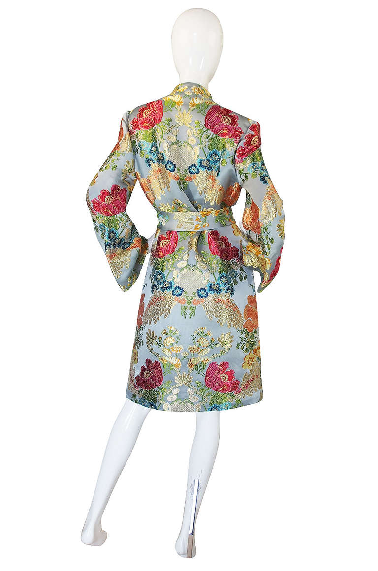 Peggy Jennings has been in business for 27 years and has dressed almost all of the first ladies during that time. She produces custom couture pieces and ready to wear and each piece is silk lined and finished to the highest standards. This wrap coat