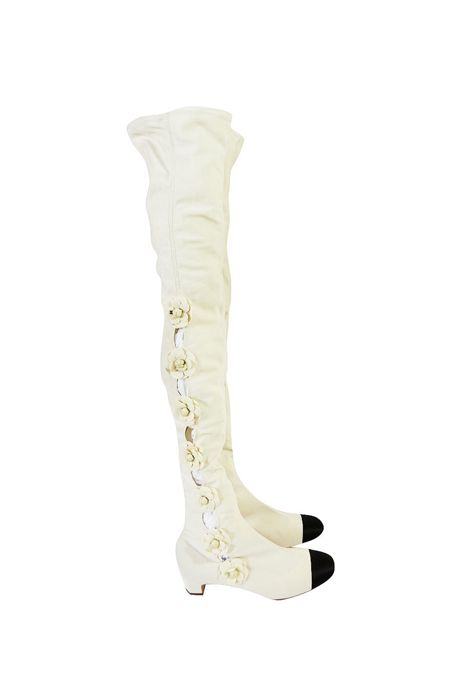 Resort 2011 Runway Chanel Camilla Thigh High Boots 3