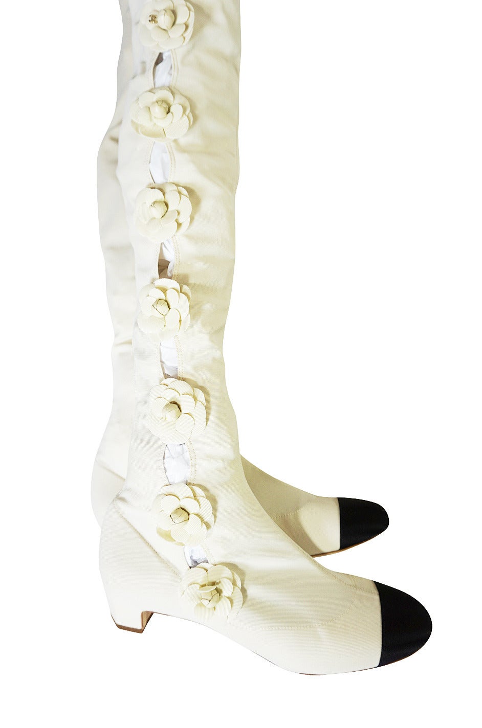 Women's Resort 2011 Runway Chanel Camilla Thigh High Boots