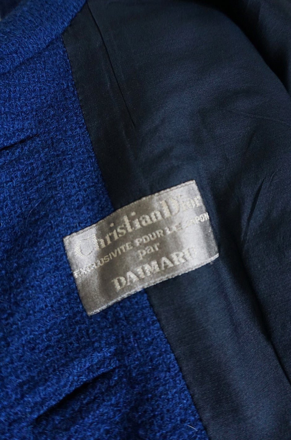 1950s Rare Christian Dior for Japan Blue Suit 1
