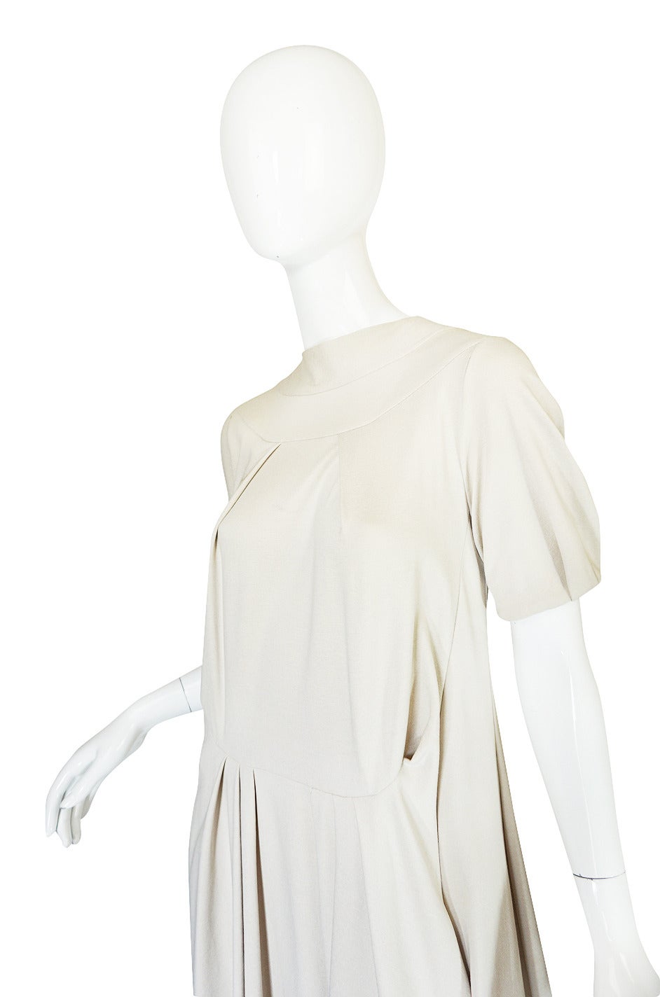 Early 2000s Off White Jersey Marni Dress 2