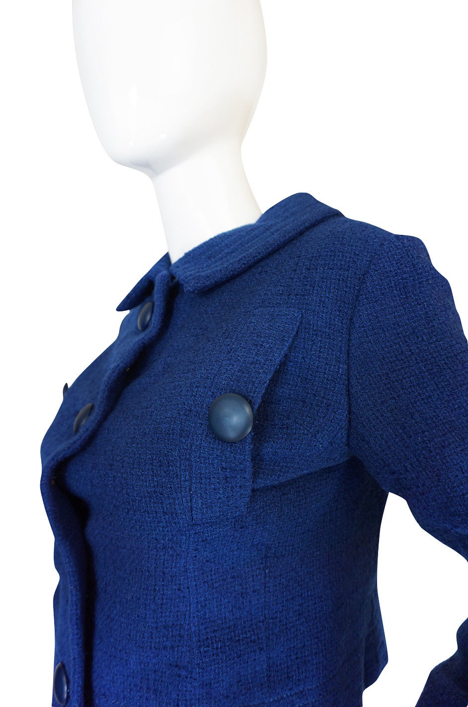 1950s Rare Christian Dior for Japan Blue Suit 6