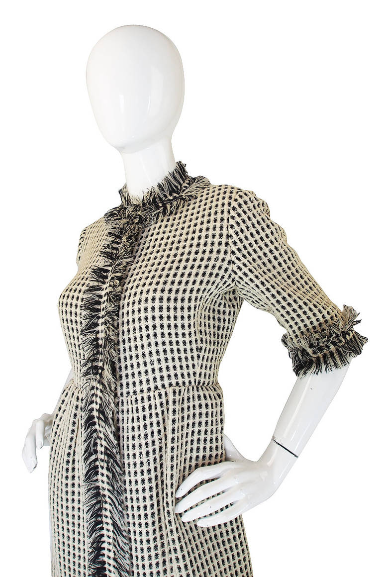 Women's 1970s Geoffrey Beene Chic Boucle Dress