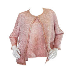 Vintage 1962 Chanel Numbered Haute Couture Jacket & Shell