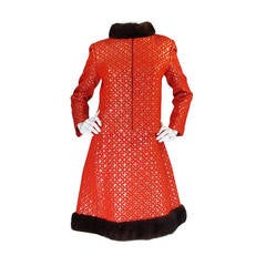 Vintage Spectacular c1968 Oscar de la Renta Dress & Jacket