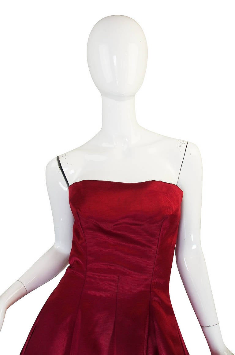 1950s Numbered Christian Dior London Cocktail Dress In Excellent Condition In Rockwood, ON