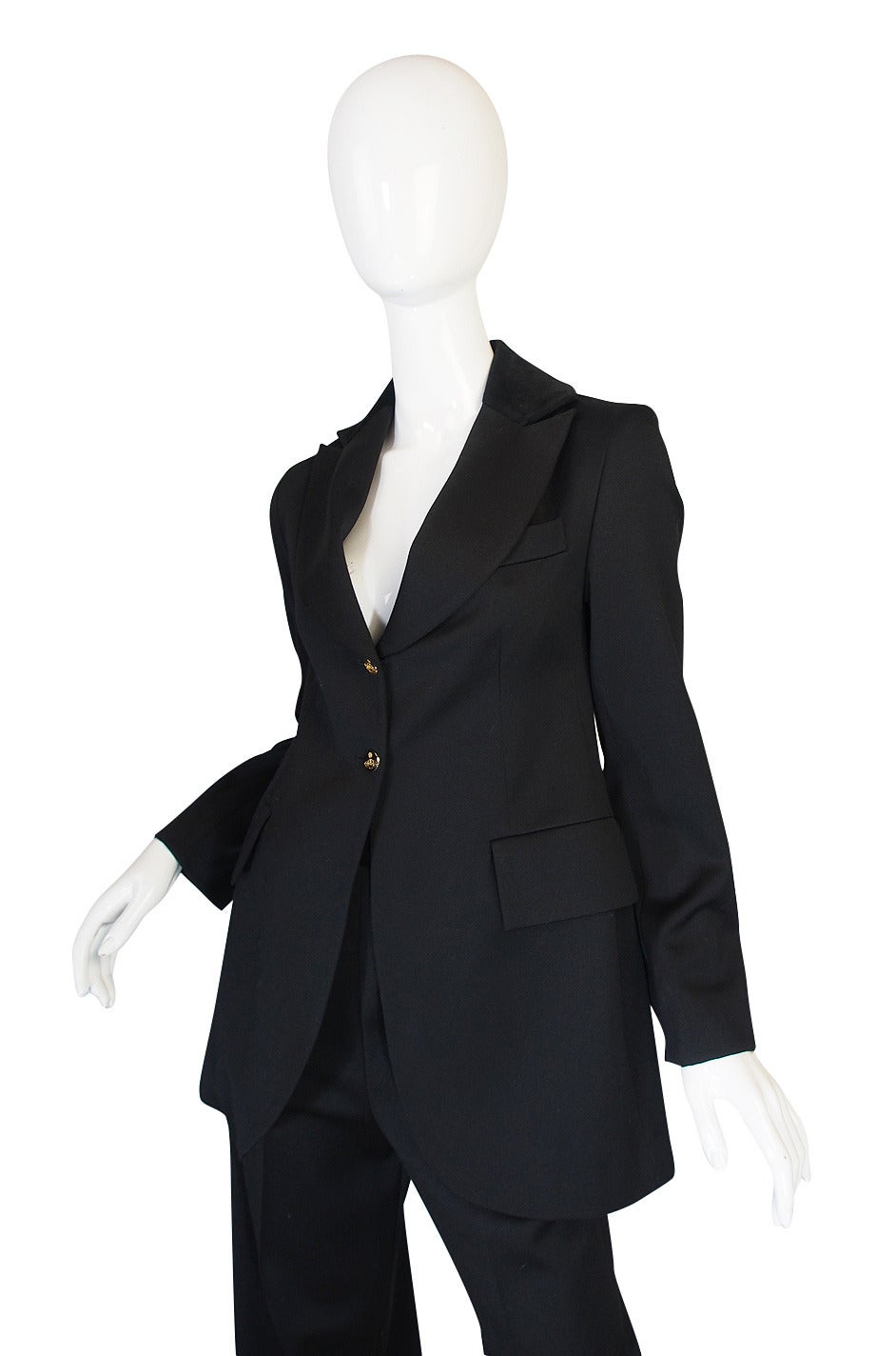 Rare 1990s Vivienne Westwood Black Tuxedo Suit 1