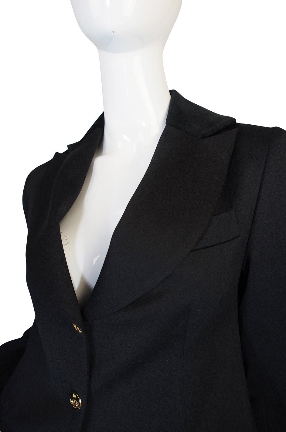 Rare 1990s Vivienne Westwood Black Tuxedo Suit 4