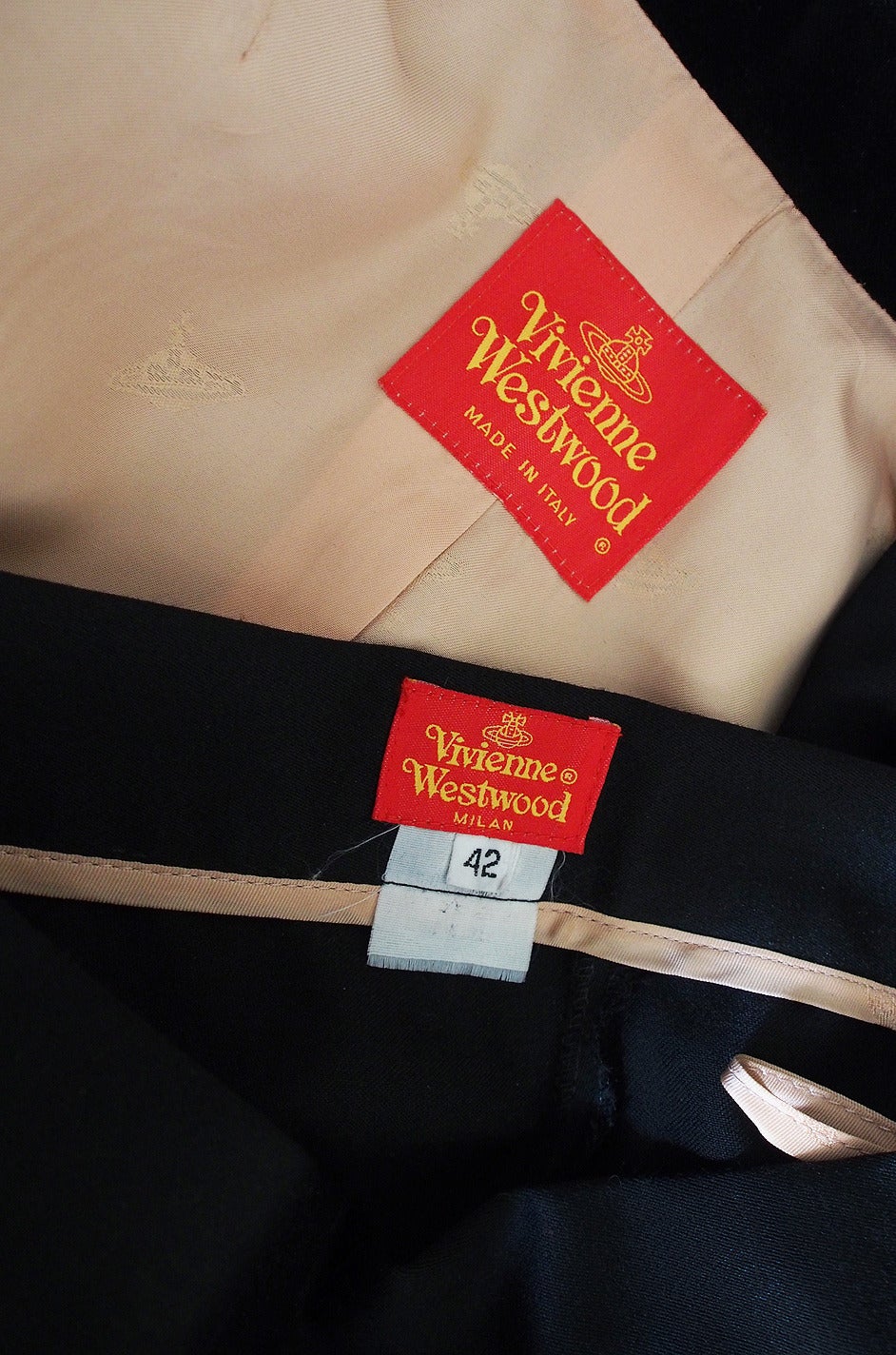 Rare 1990s Vivienne Westwood Black Tuxedo Suit 5