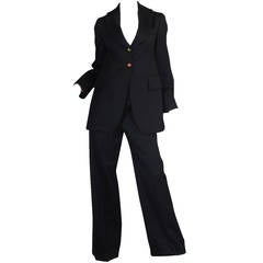 Used Rare 1990s Vivienne Westwood Black Tuxedo Suit