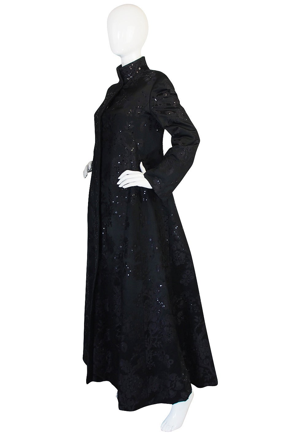 Women's 1960s Phenomenal George Halley Sequin Evening Coat
