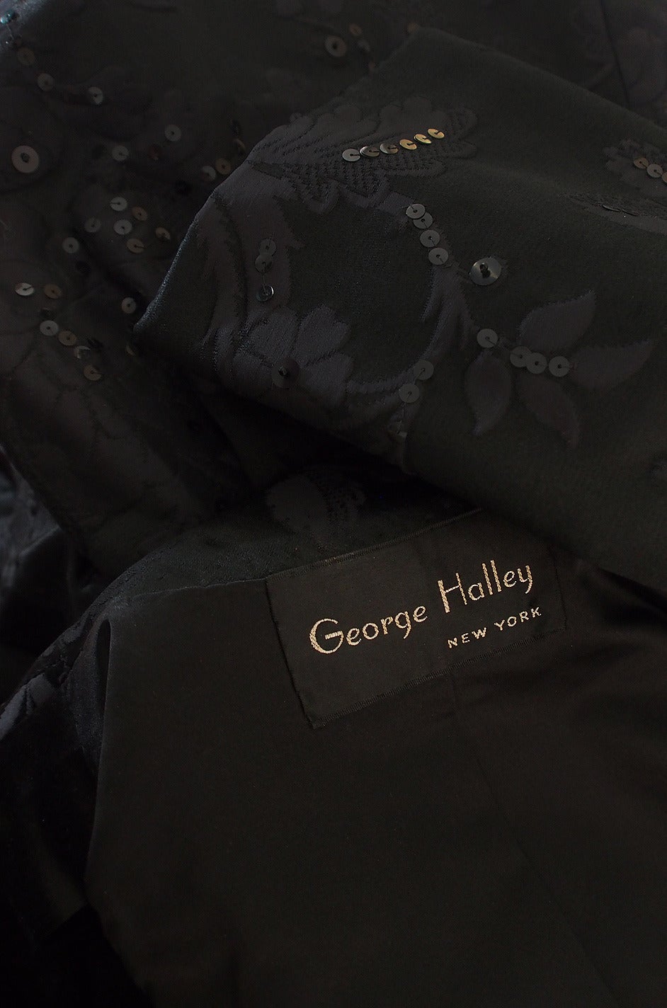 1960s Phenomenal George Halley Sequin Evening Coat 5
