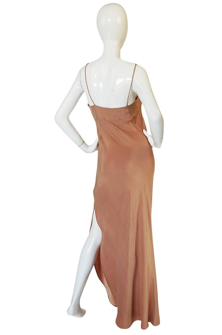 Rare 1960s Hand Painted Silk Andre Murasan Dress & Cape In Excellent Condition In Rockwood, ON