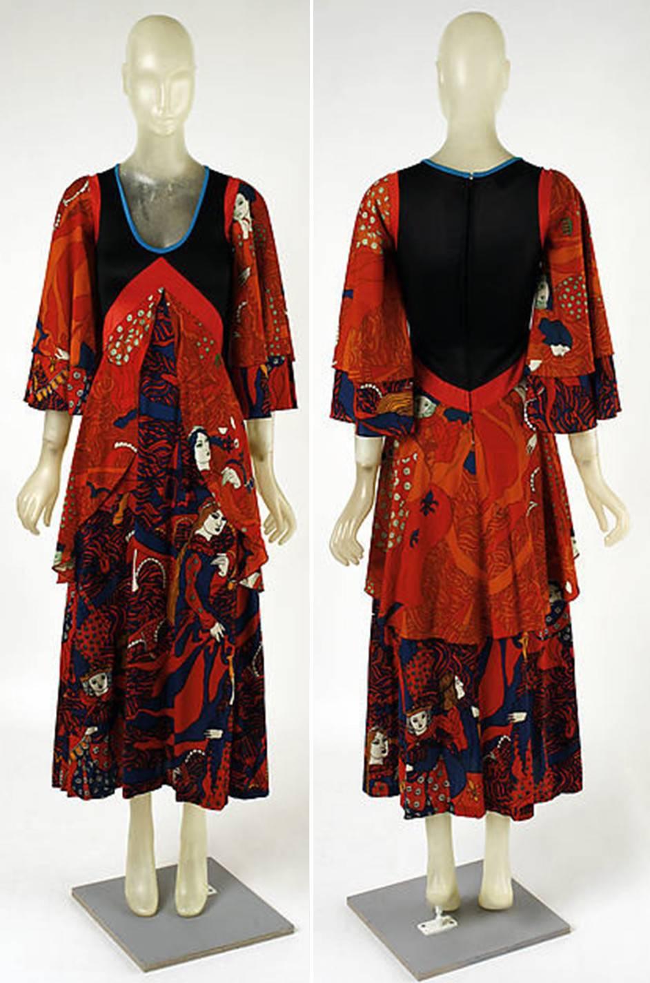 Museum Held F/W 1971 Giorgio di Sant’Angelo Medieval Dress 5