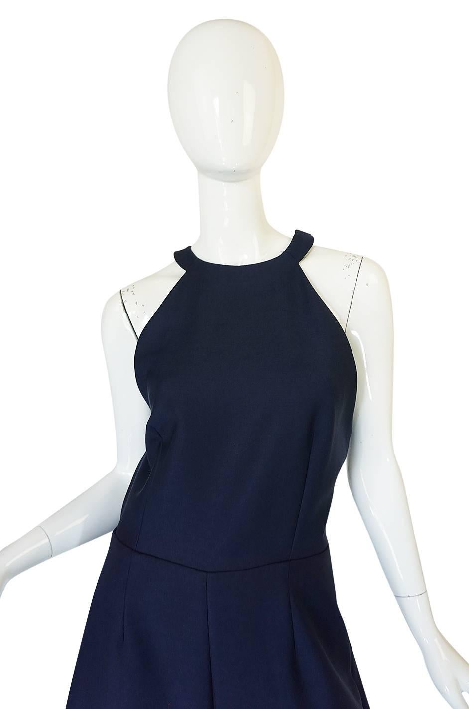 Fall 2014 Navy Rosie Assoulin Cut Out Wide Leg Jumpsuit In New Condition In Rockwood, ON
