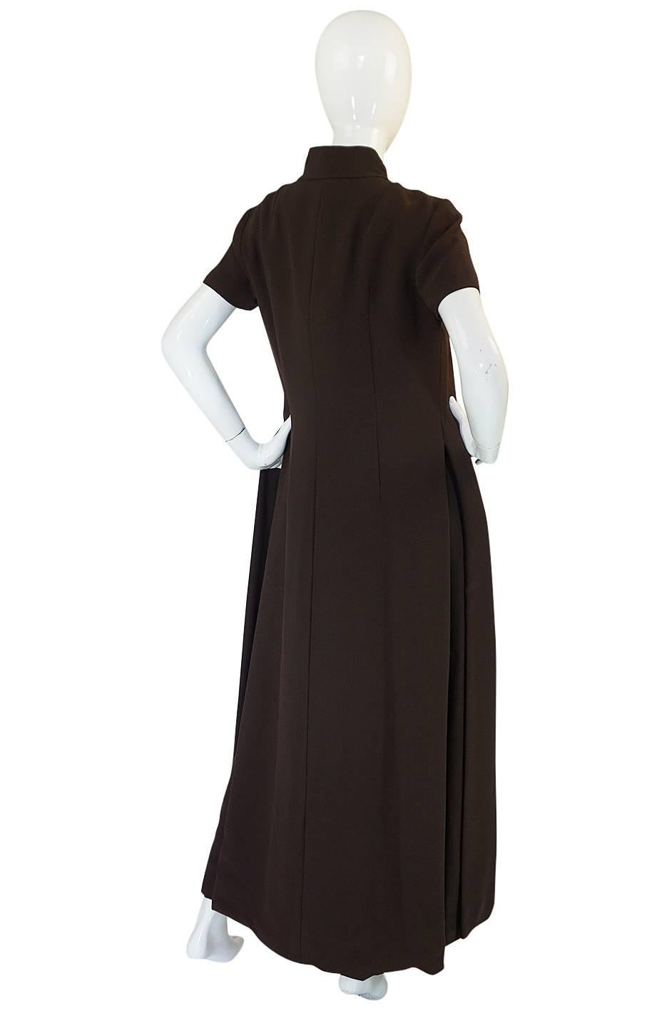 c1969 Possible Pierre Cardin Beaded Dress & Vest Set 1