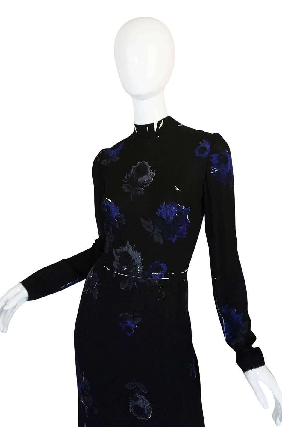 Women's F/W 2005 Look #43 Runway Floral Silk Prada Dress