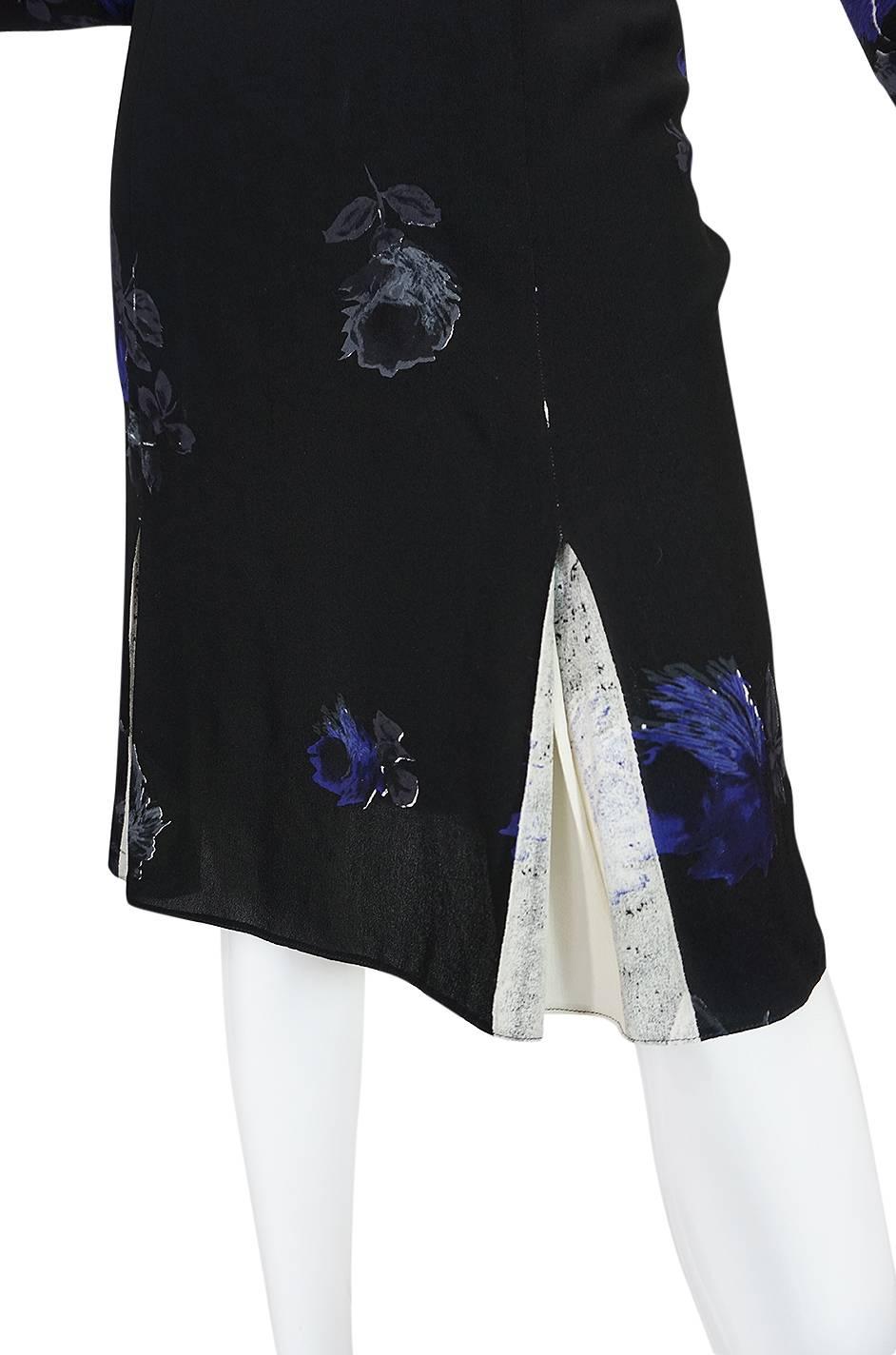 F/W 2005 Look #43 Runway Floral Silk Prada Dress 1