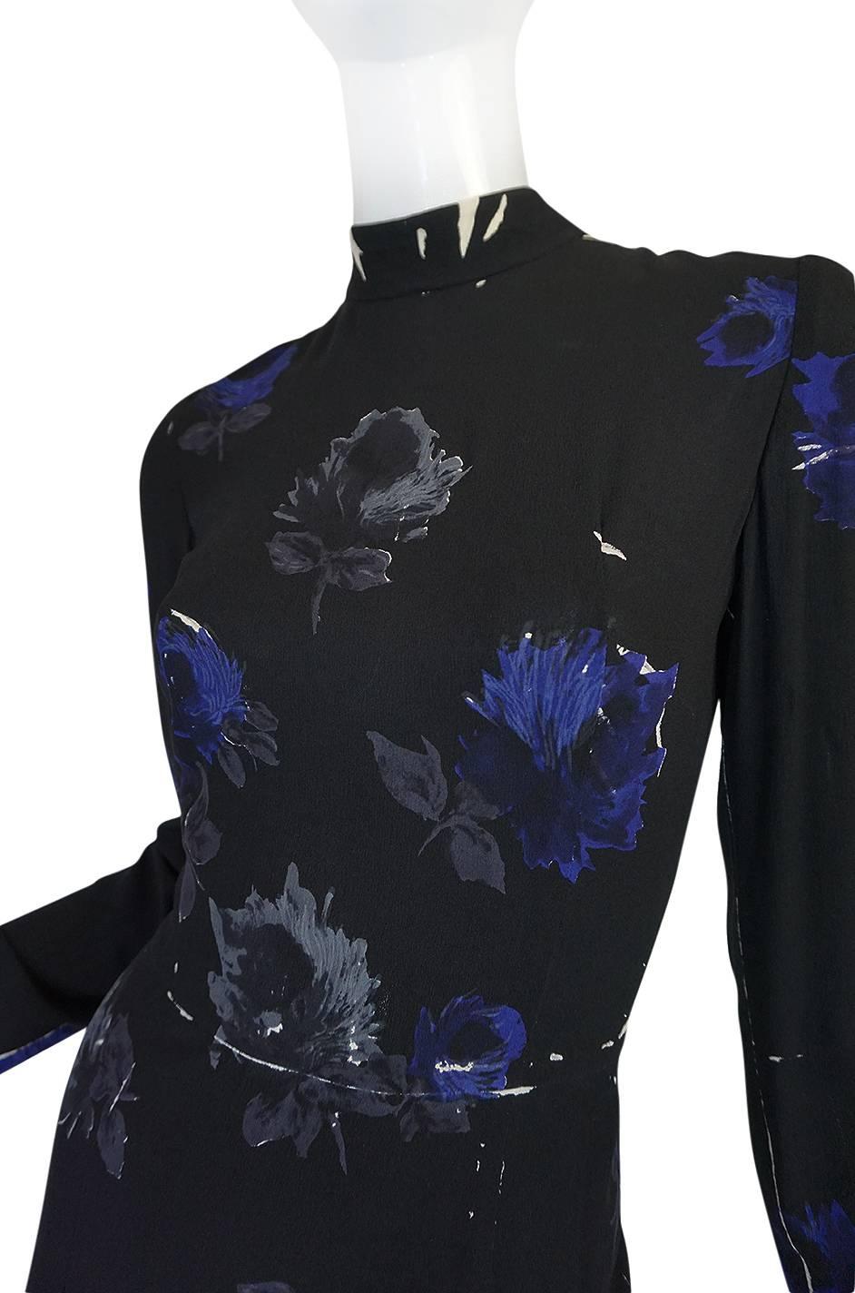 F/W 2005 Look #43 Runway Floral Silk Prada Dress 2