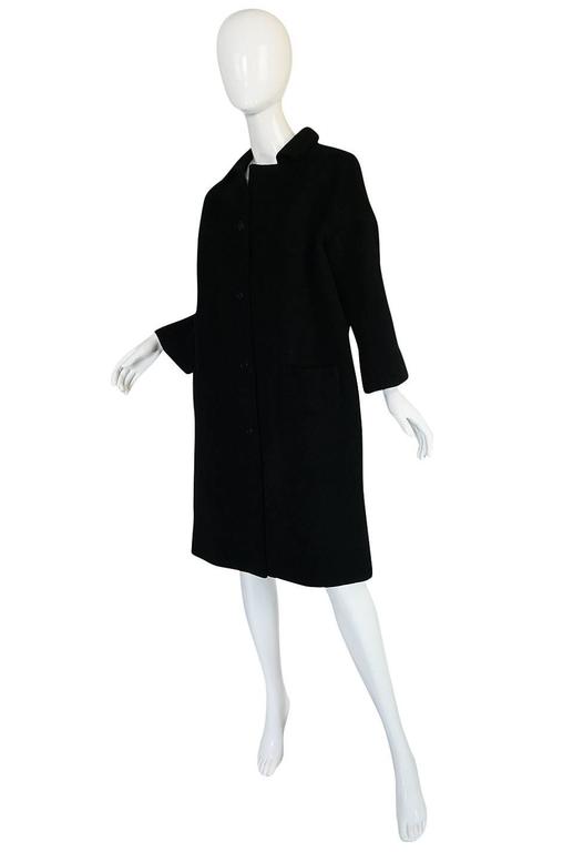 c1962-63 Cristobal Balenciaga Haute Couture Cashmere Coat at 1stDibs ...