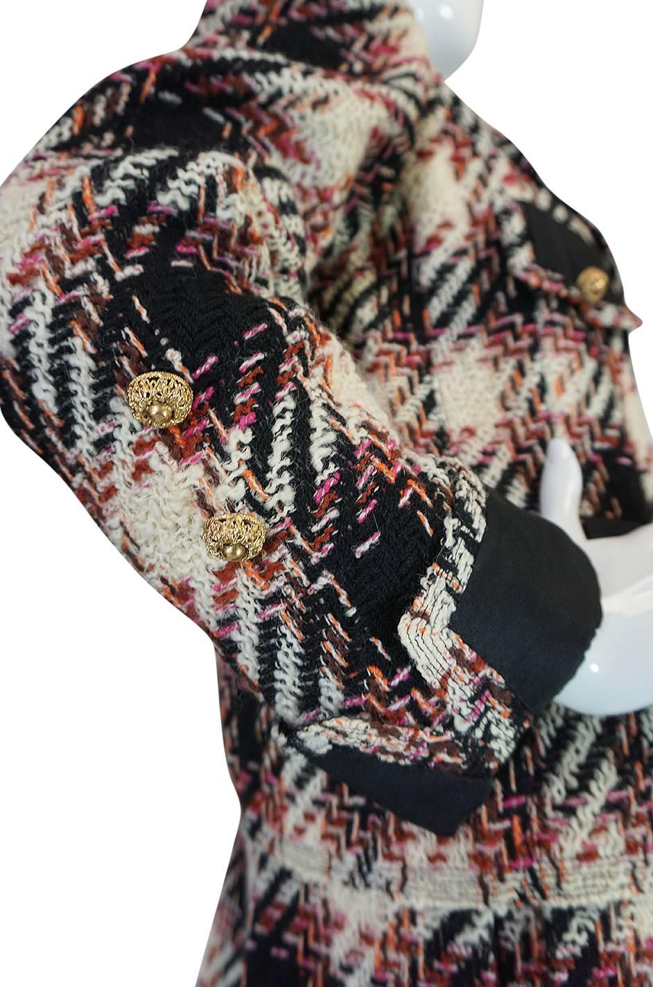 Women's 1960s Unlabelled Chanel Haute Couture Boucle Suit