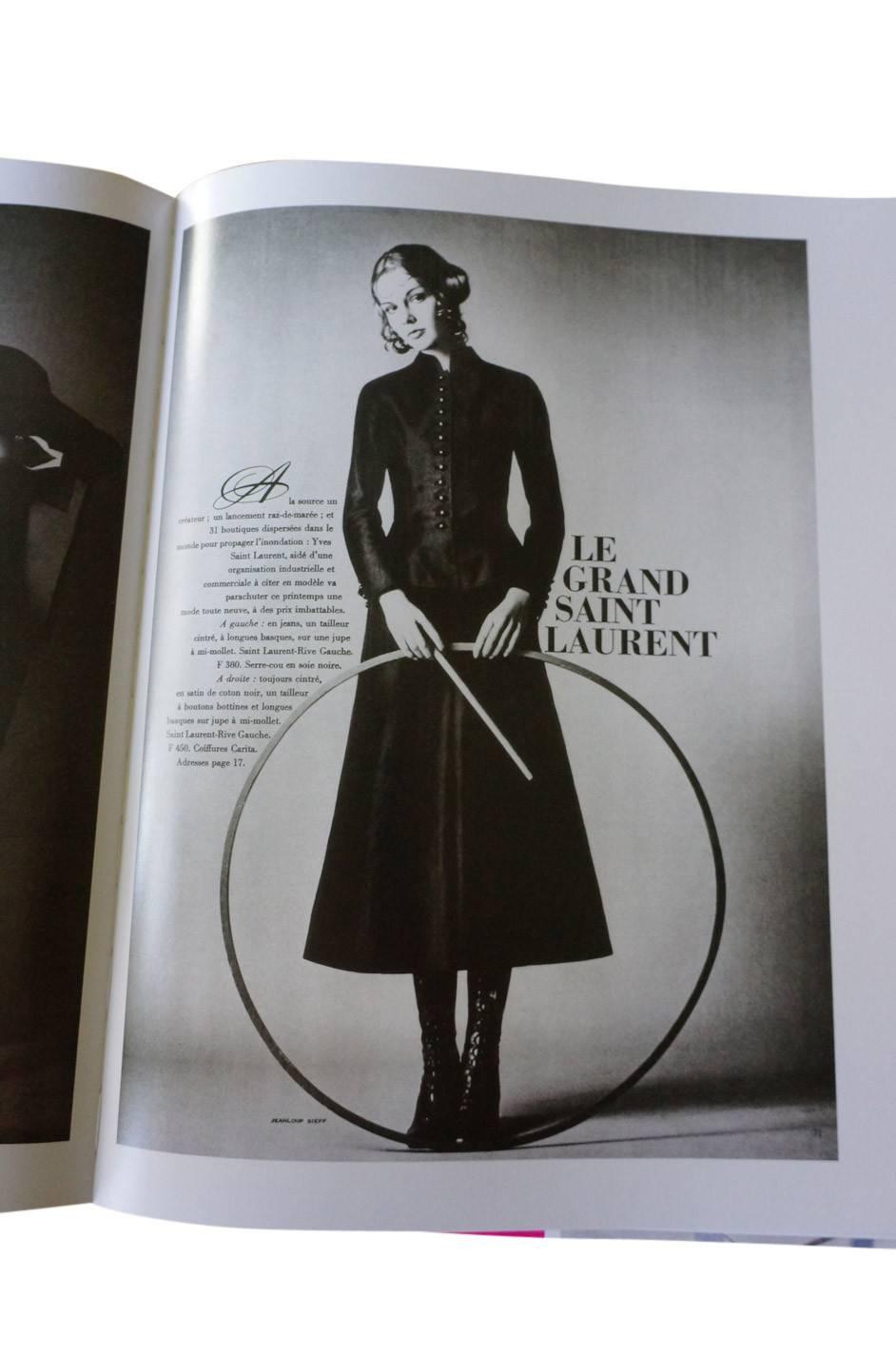 s/s 1970 Yves Saint Laurent Book & Vogue Documented Suit 5