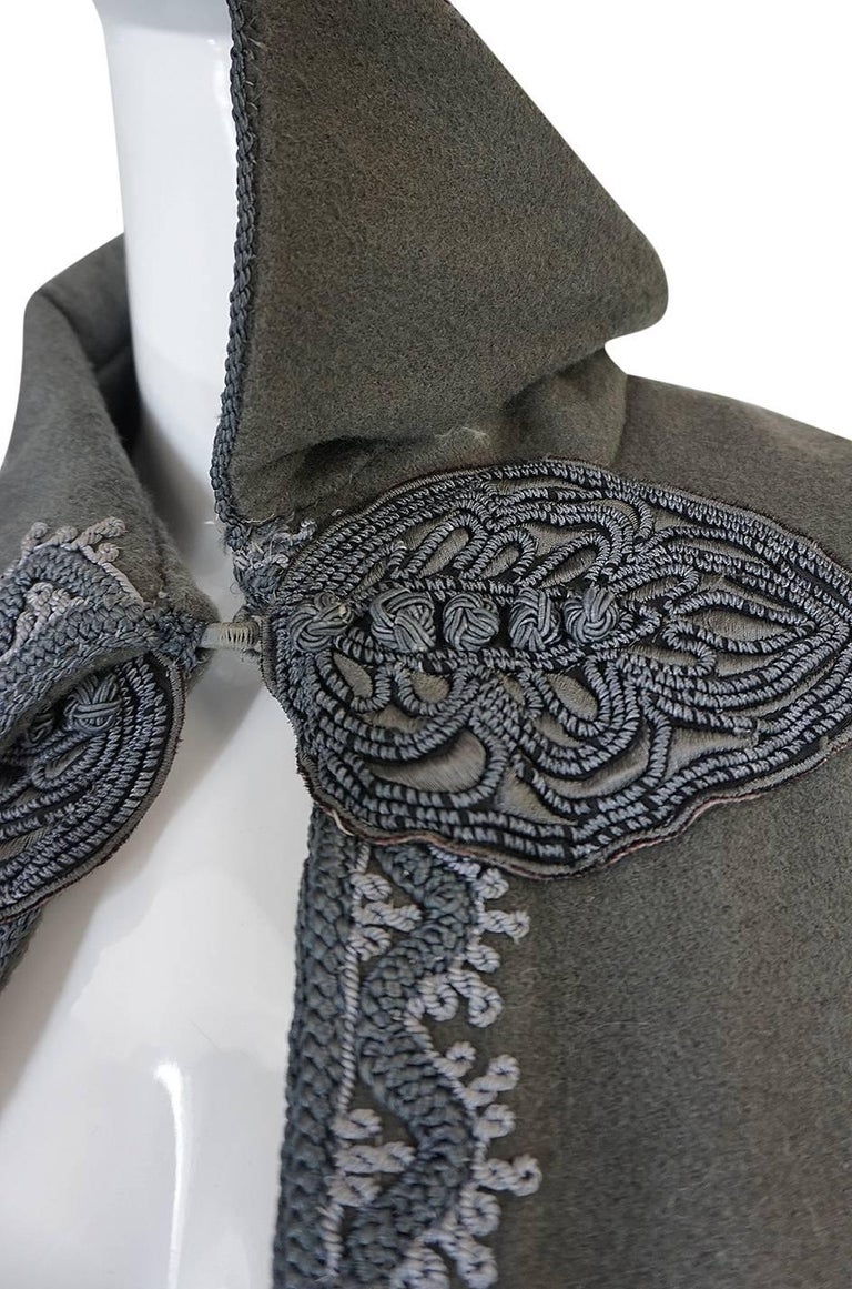 full length wool cape