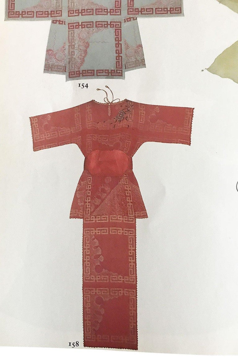 Documented 1979 Zandra Rhodes 'Chinese Squares' Printed Dress For Sale ...