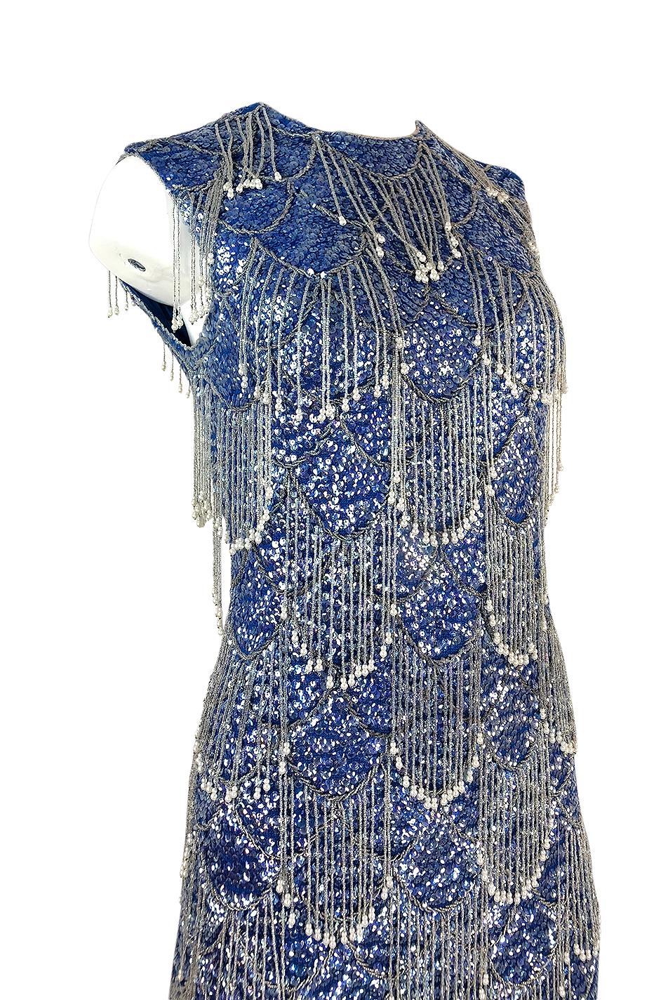 1950s Sorelle Fontana Alta Moda Couture Sequin, Bead & Pearl Dress 2