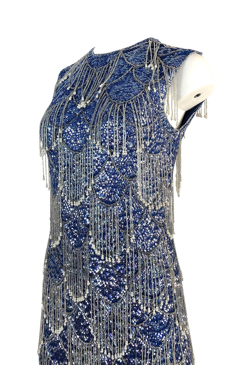 1950s Sorelle Fontana Alta Moda Couture Sequin, Bead & Pearl Dress 3