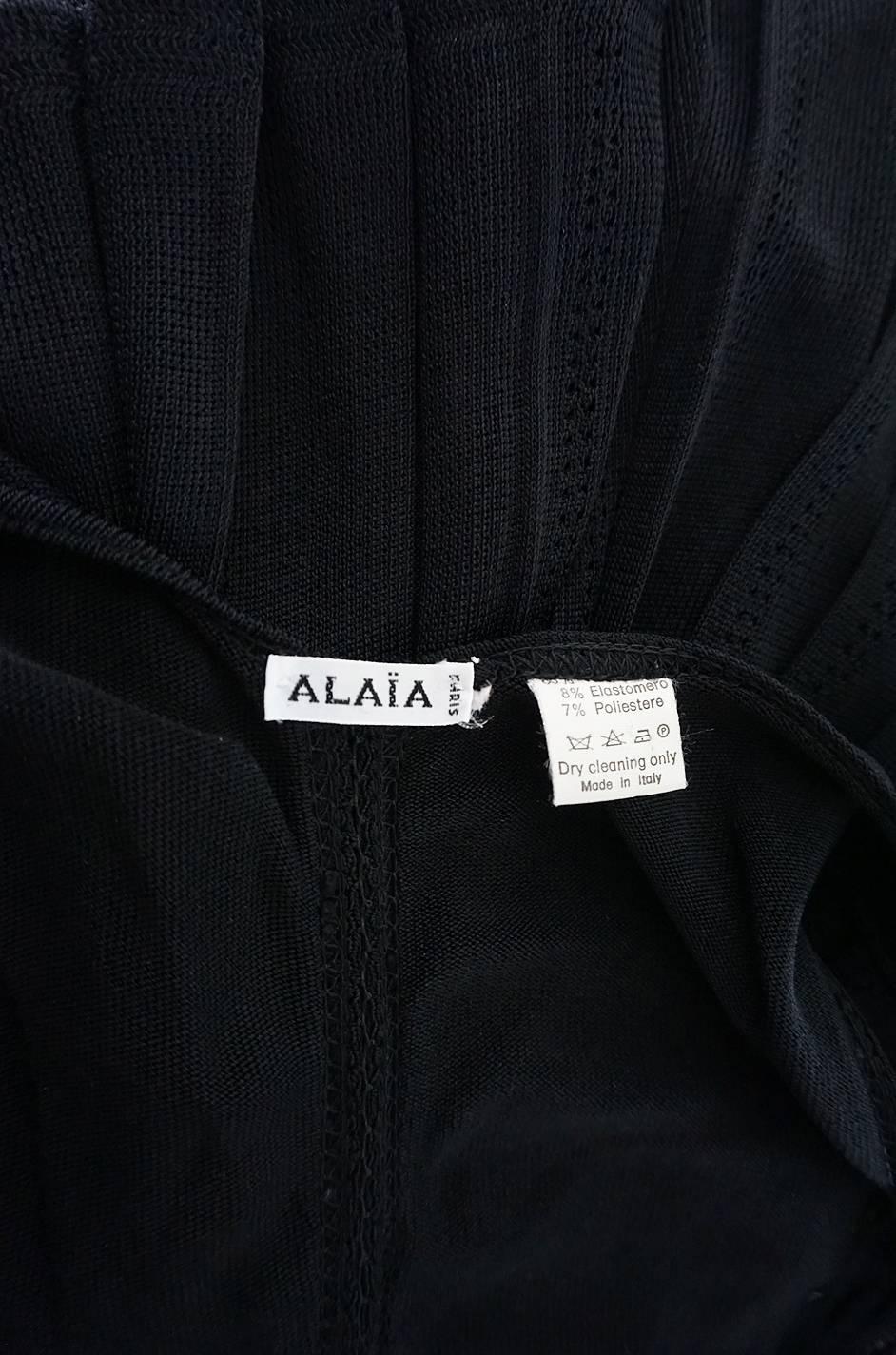 Spring 1990 Azzedine Alaia Scooped Front 
