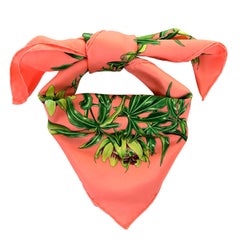 TRES CHIC  Hermes Silk Scarf 'Passiflores' by Valerie Dawlat