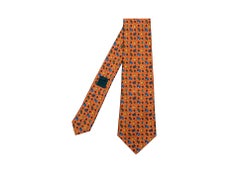 Chic Hermes Vintage Silk Tie 'Starters Orders'
