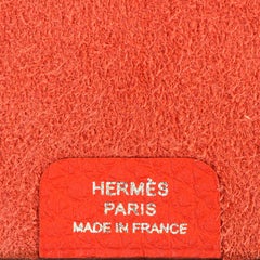 'AS NEW' Hermes 'Ulysse' MM Red Togo  Porte Agenda with it's Unused Pad