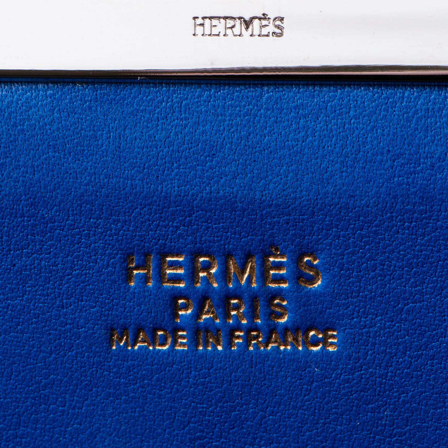 Women's A Rare Pristine Hermes 23cm 'Sac a Malice' Calfskin Shoulder or Clutch bag