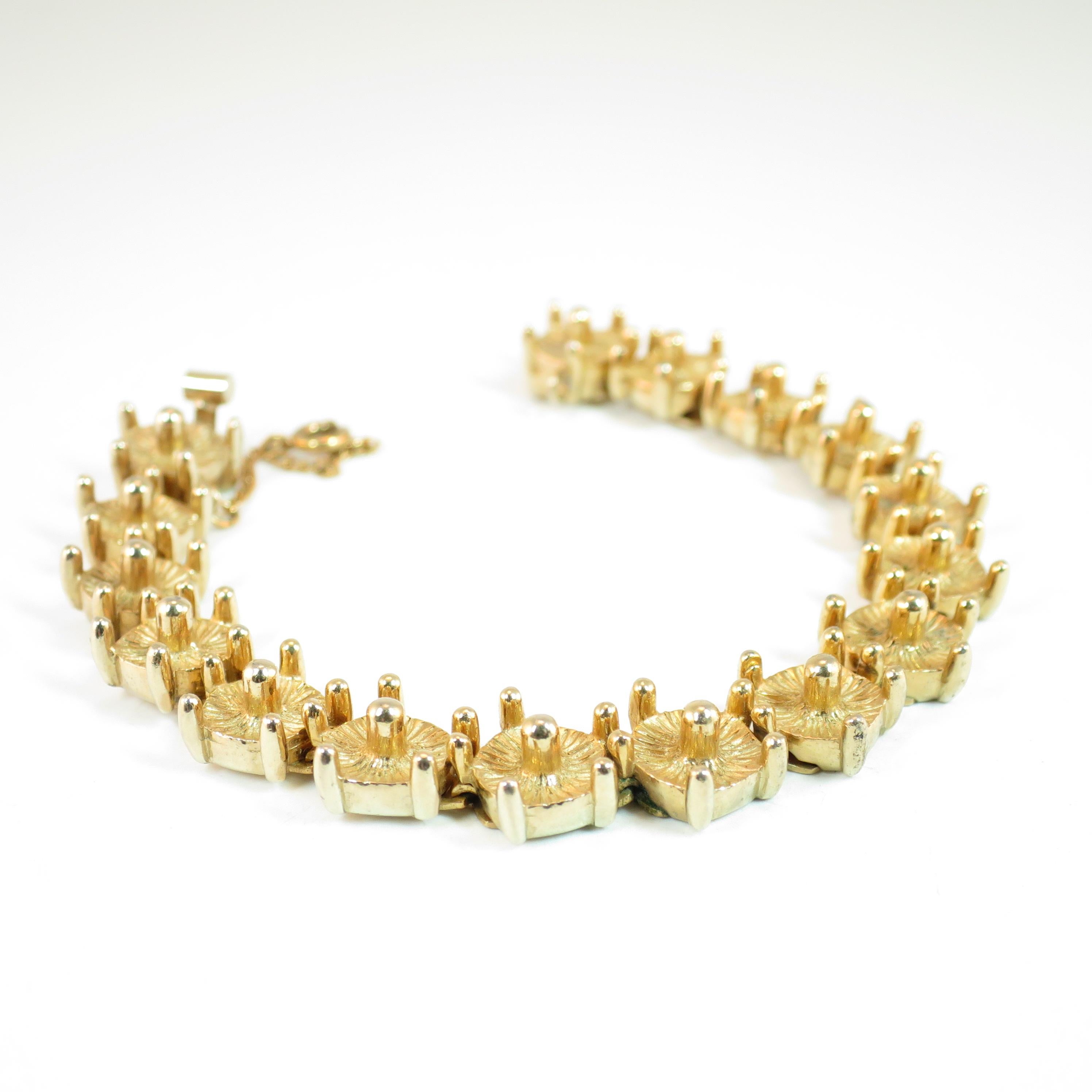 Mid-Century Modern Castlecliff Geometric Necklace & Bracelet Suite 1960s For Sale 4