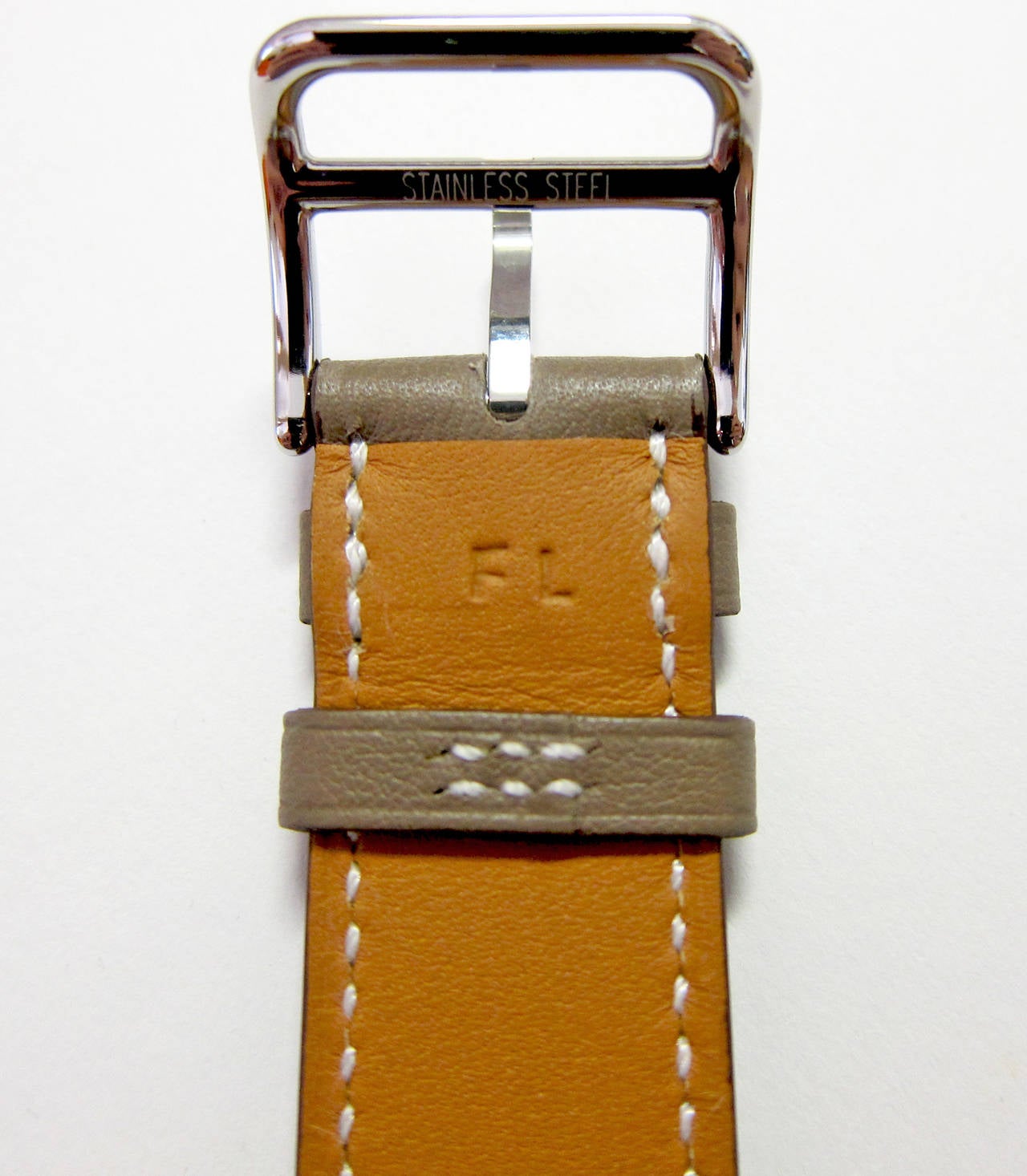 Hermès Etoupe Cape Cod Double Tour GM Auto Double Tour Watch In New Condition In New York, NY