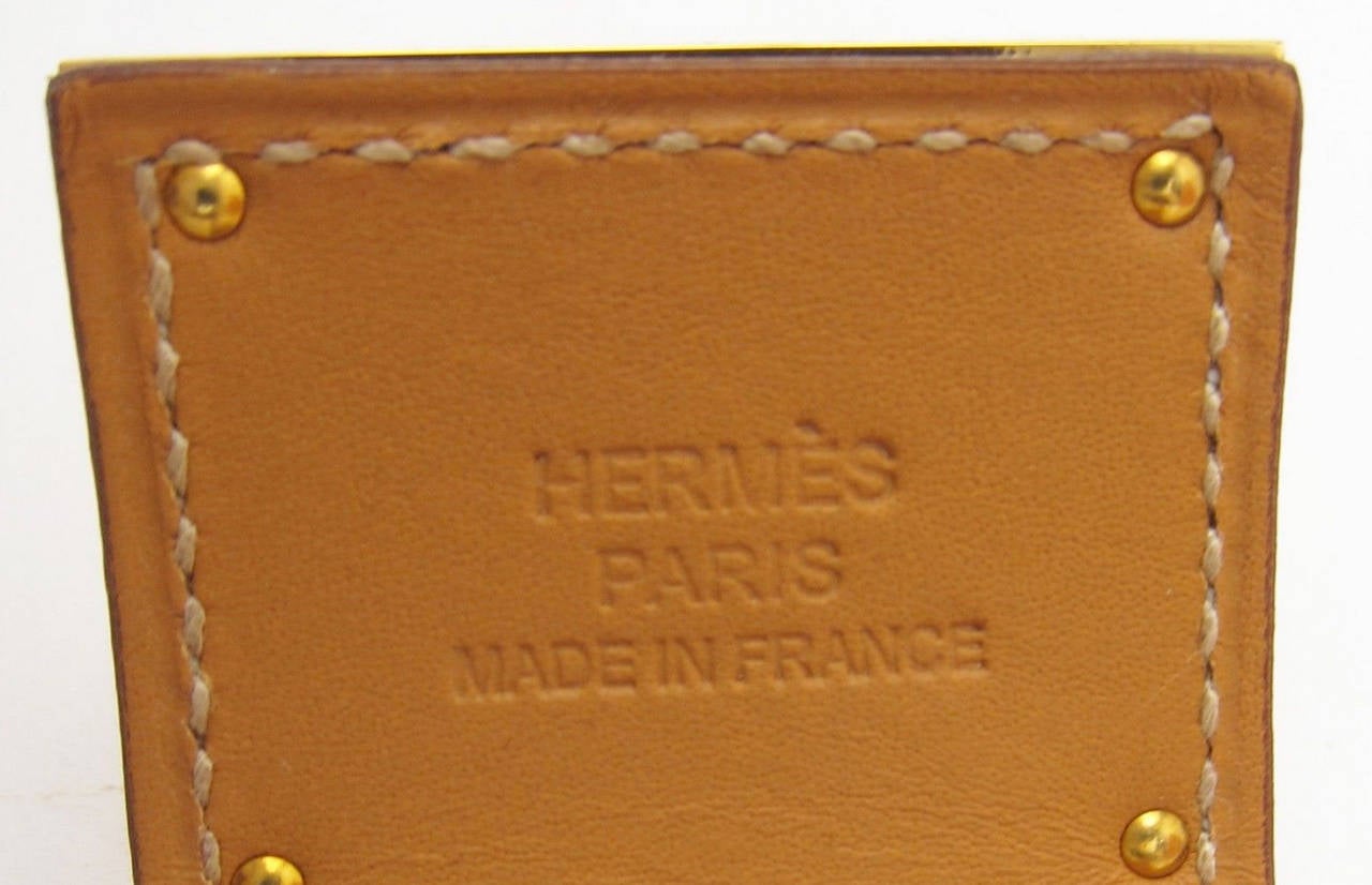 Hermes Fauve Barenia Kelly Dog Gold Hardware GHW Iconic In New Condition In New York, NY