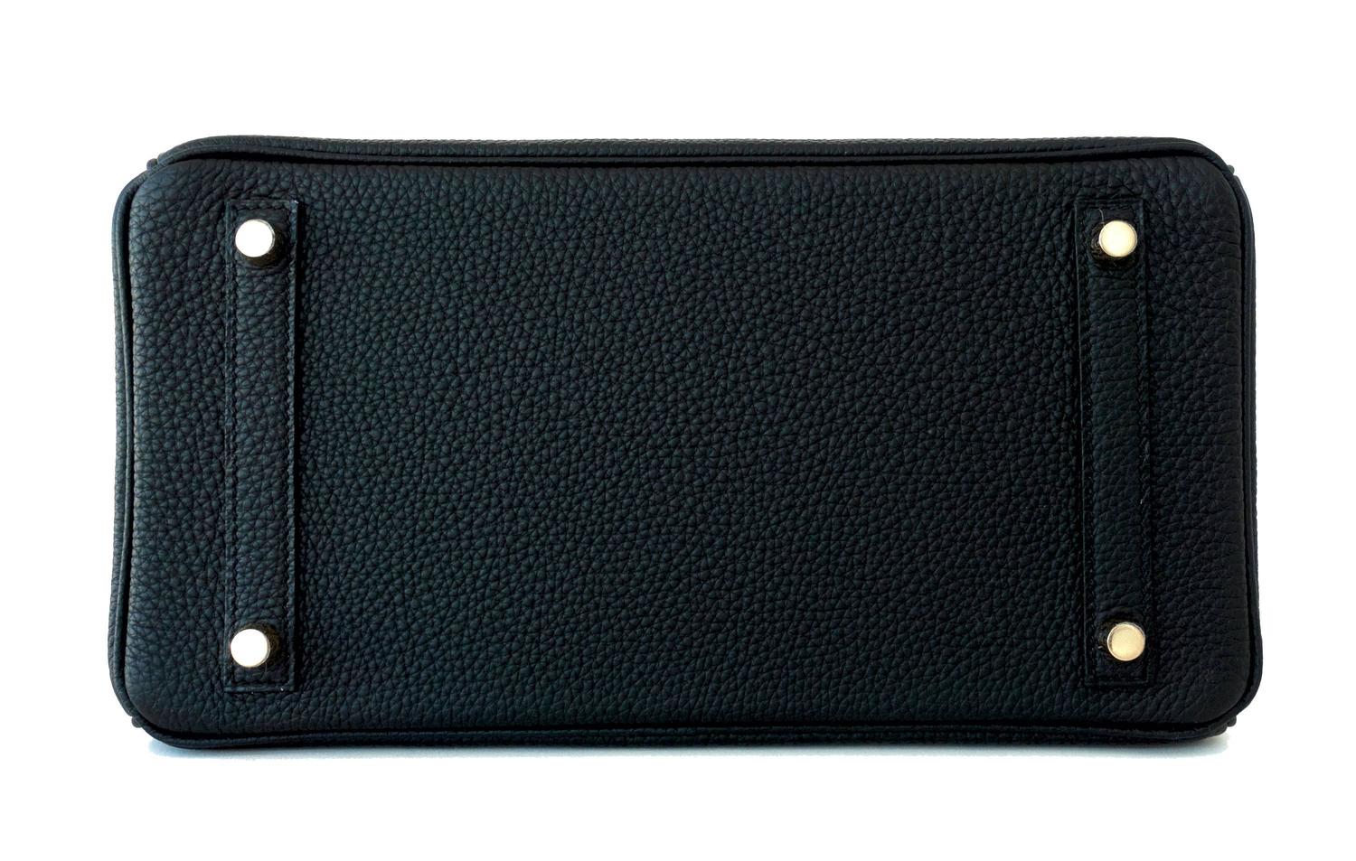 Hermes Birkin Blue Colvert Togo Leather 30cm Gold Hardware - Brand New