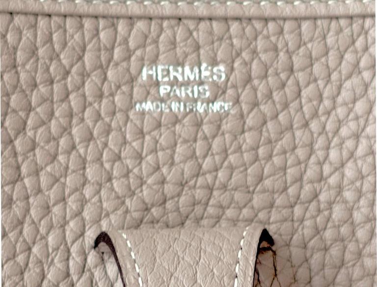 hermes evelyne gris tourterelle